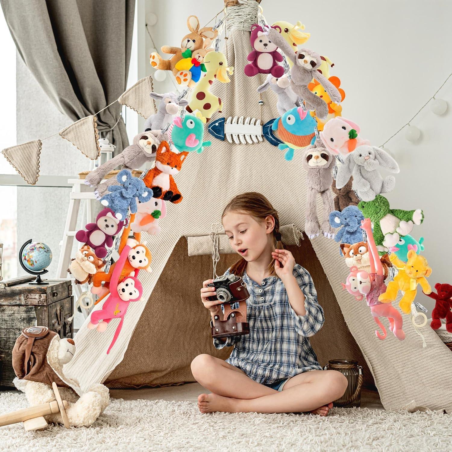 Hamaca de Macramé para Animales de Peluche Dorblely 3pcs