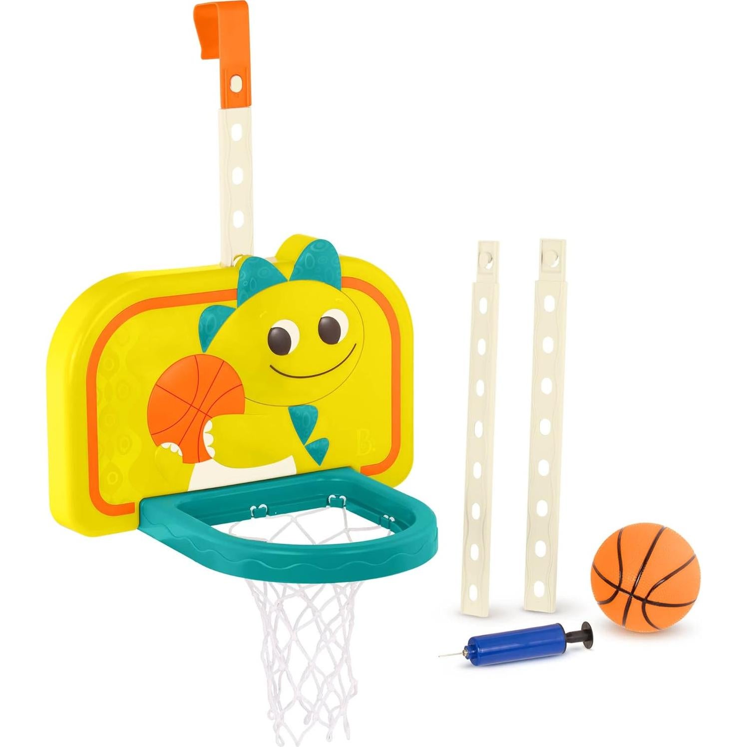 Red de Baloncesto Colgante B. toys Driblador Dinosaurio Ajustable
