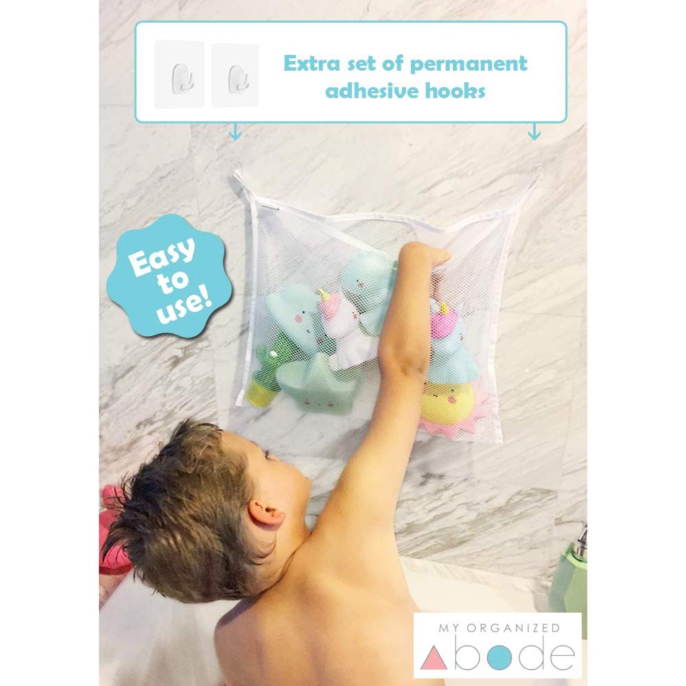 Organizador de Juguetes de Baño My Organized Abode Blanco 34x44cm