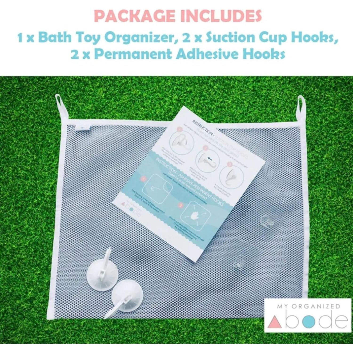 Organizador de Juguetes de Baño My Organized Abode Blanco 34x44cm