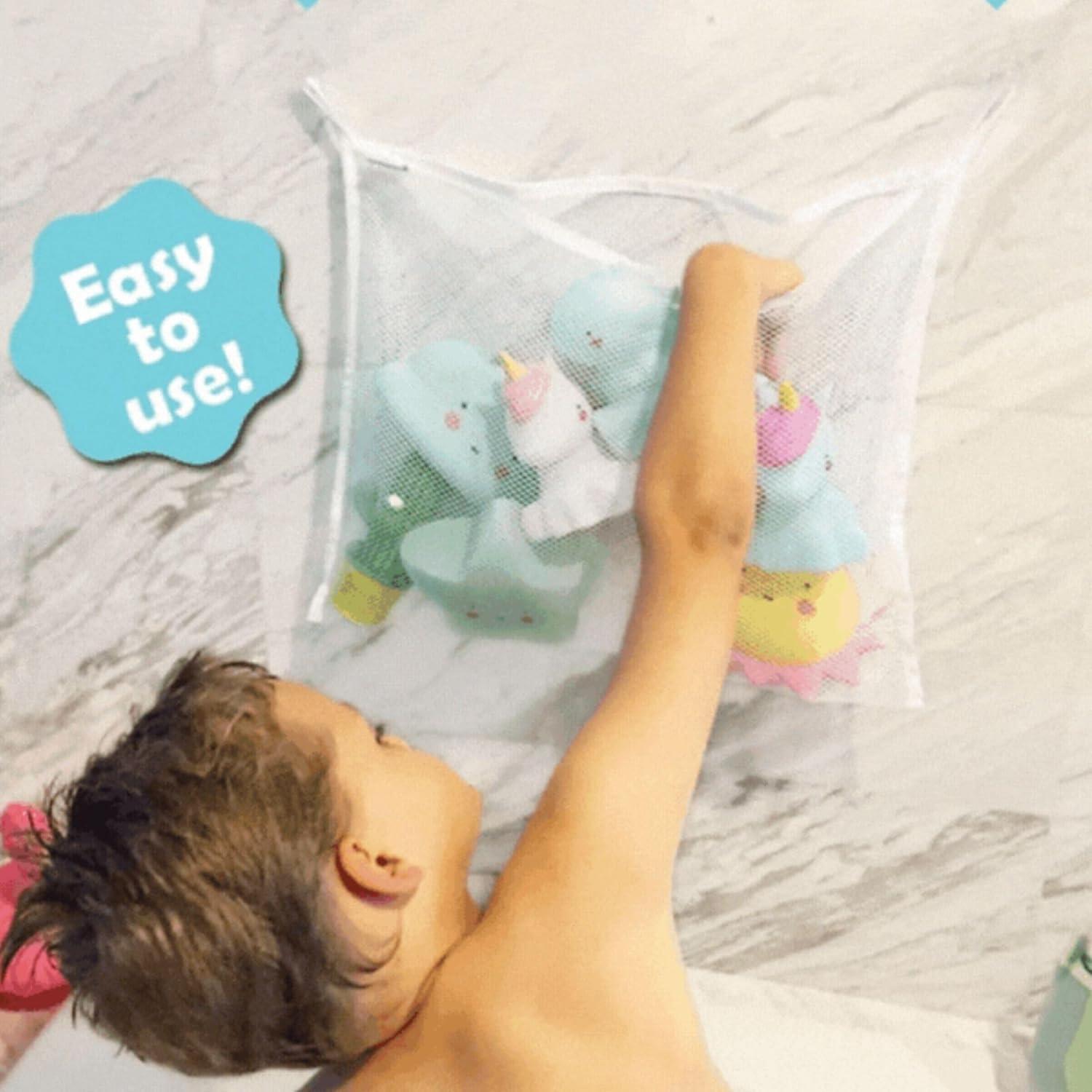 Organizador de Juguetes de Baño My Organized Abode Blanco 34x44cm