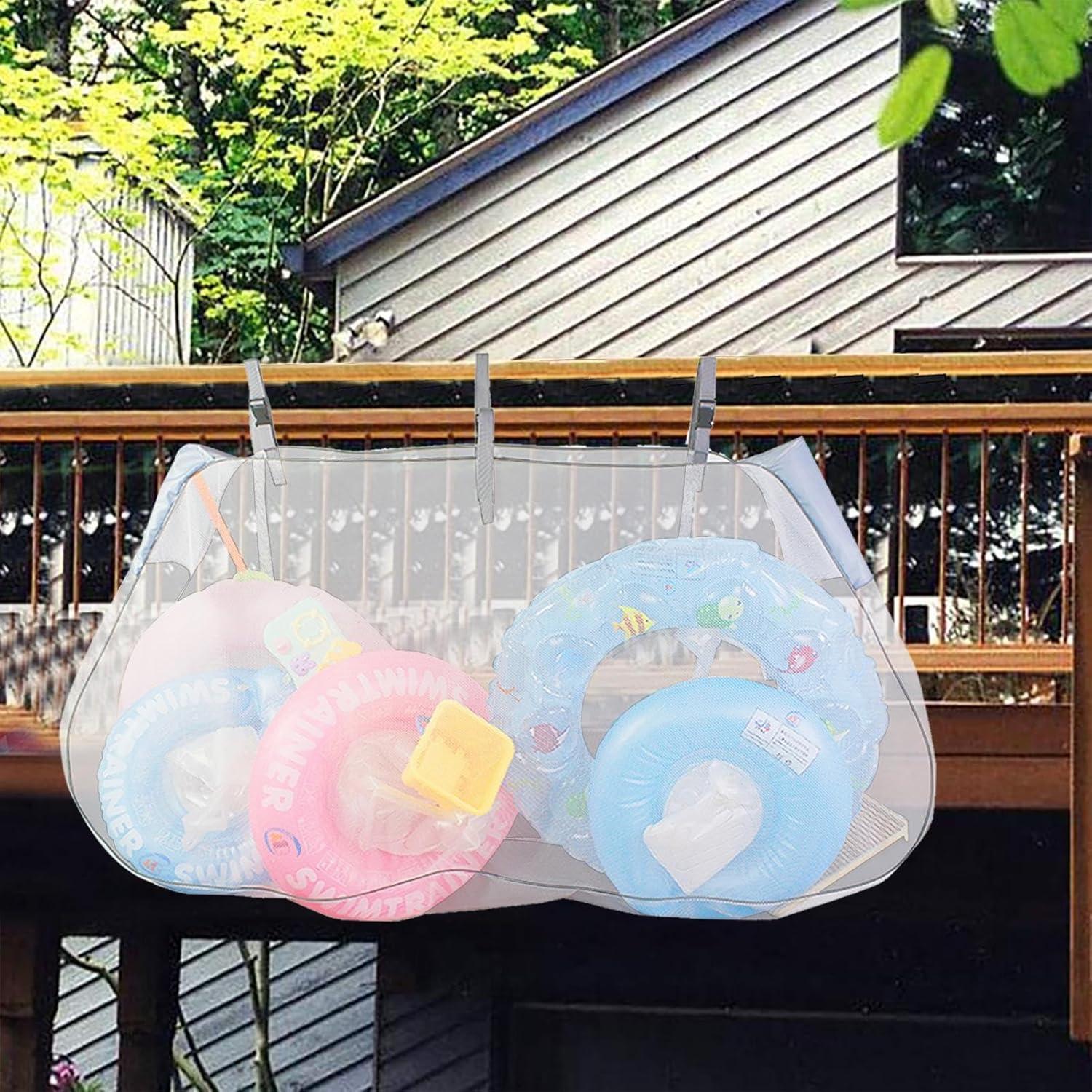 Bolsa de Almacenamiento Naysku para Flotadores de Piscina - Malla Plegable