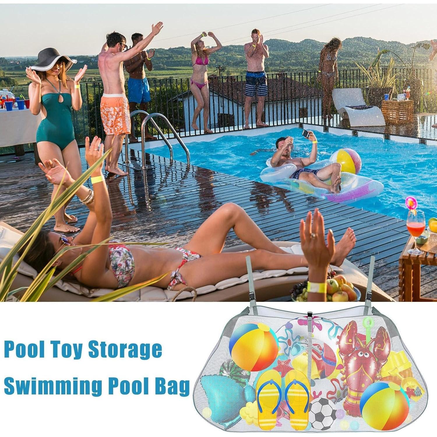Bolsa de Almacenamiento Naysku para Flotadores de Piscina - Malla Plegable