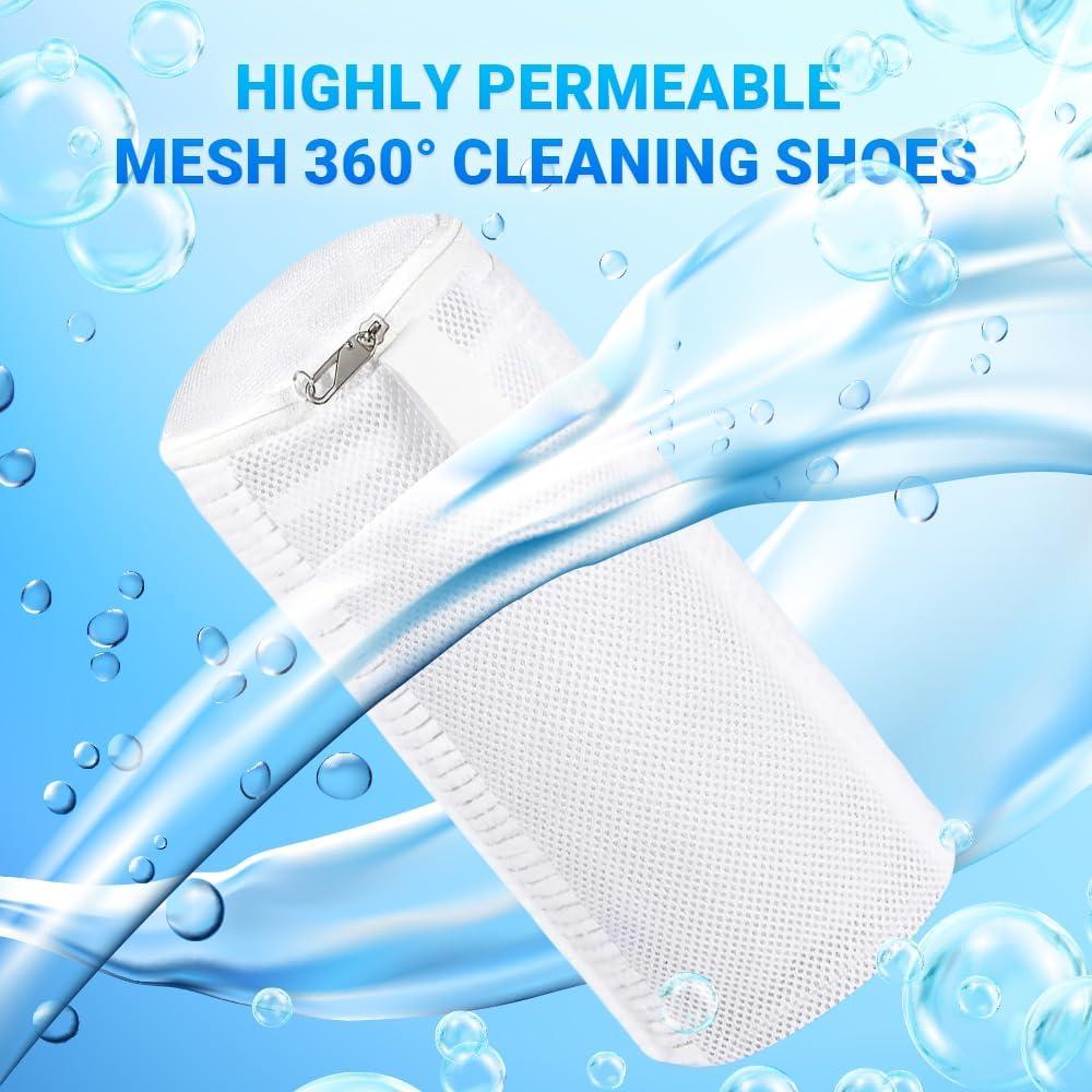 Bolsa de Lavado de Zapatos EPSCY 2 Piezas, Blanco, Reutilizable