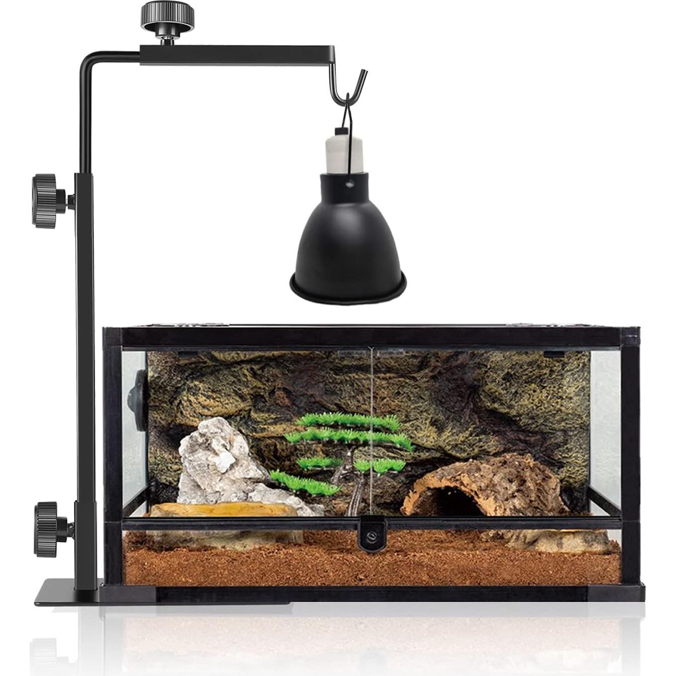 Soporte para lámpara de reptiles BOURDSERK ajustable 40-79 cm