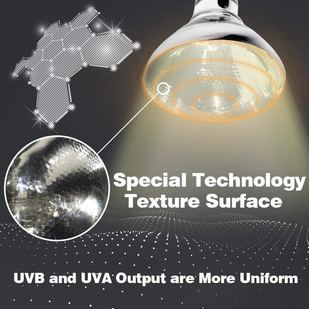 Bombilla de Calor UVA UVB LUCKY HERP 100W para Reptiles