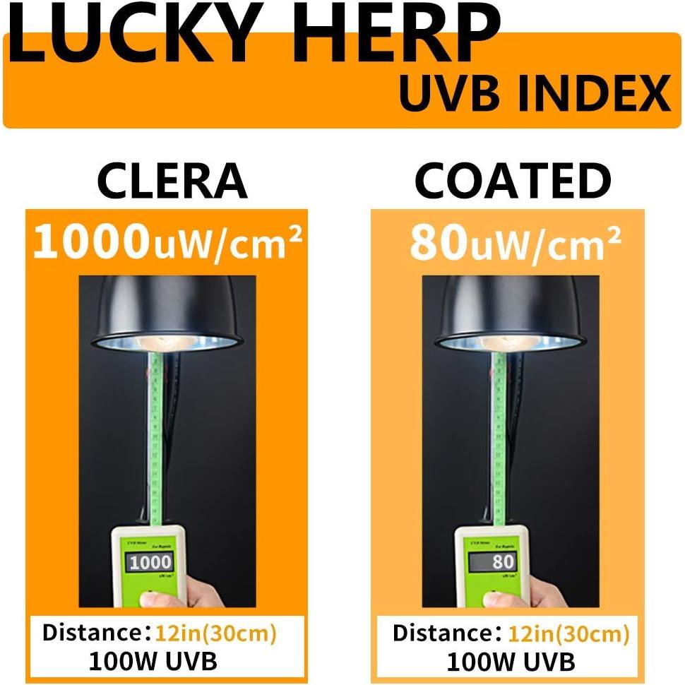 Bombilla de Calor UVA UVB LUCKY HERP 100W para Reptiles