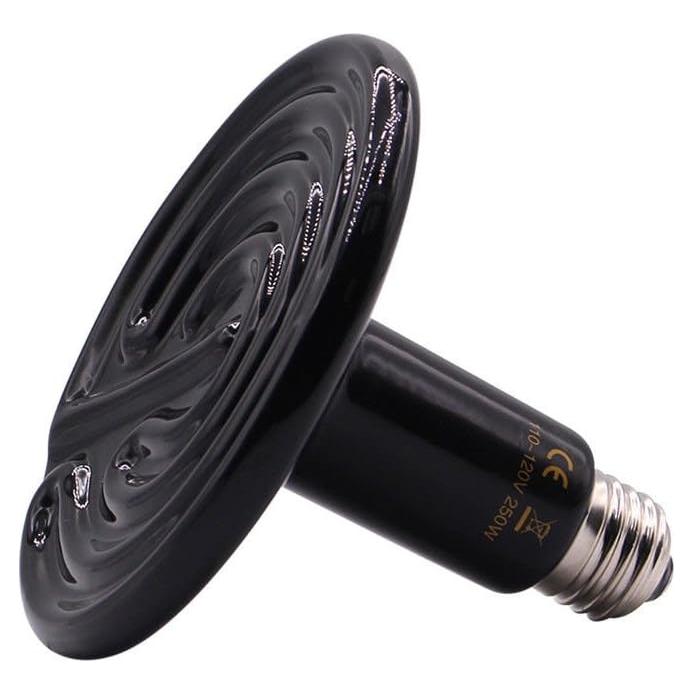 Lámpara de Calor Cerámica 250W Forfuture-go para Reptiles