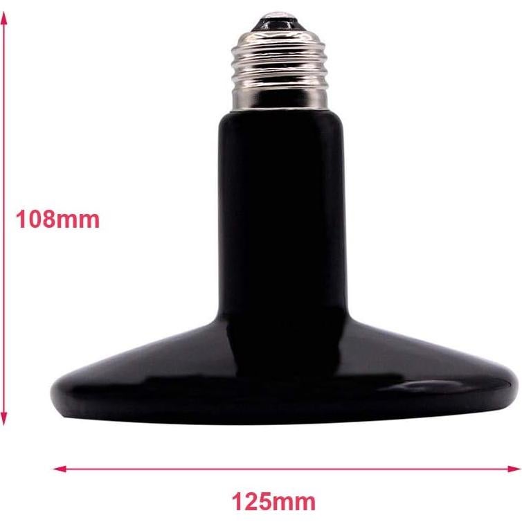 Lámpara de Calor Cerámica 250W Forfuture-go para Reptiles