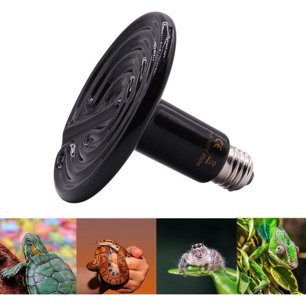 Lámpara de Calor Cerámica 250W Forfuture-go para Reptiles