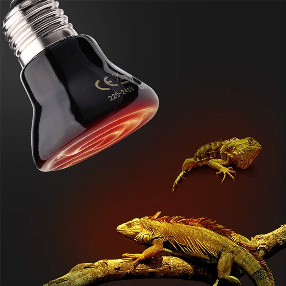 Lámpara de Calor Cerámica 250W Forfuture-go para Reptiles