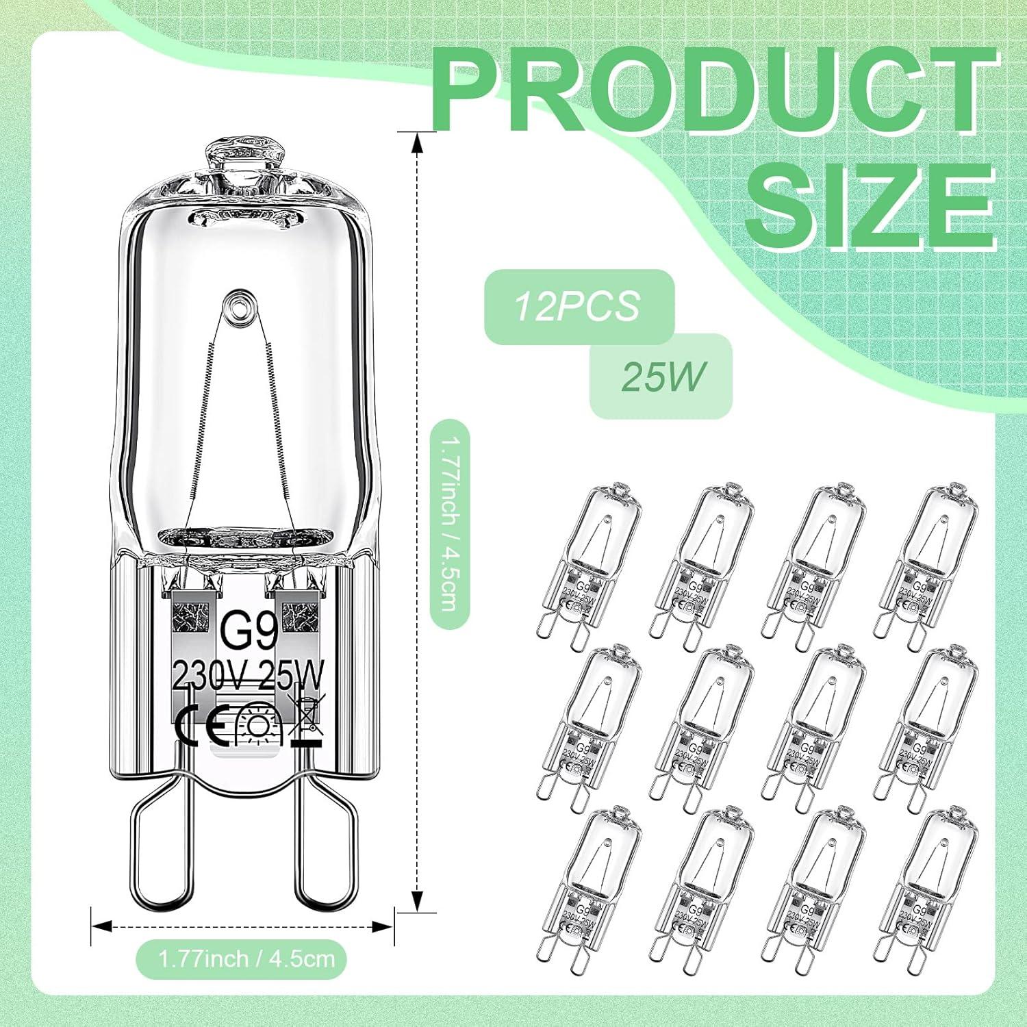 Bombillas de Calor para Reptiles Tarpop 25W UVB 12 Pcs