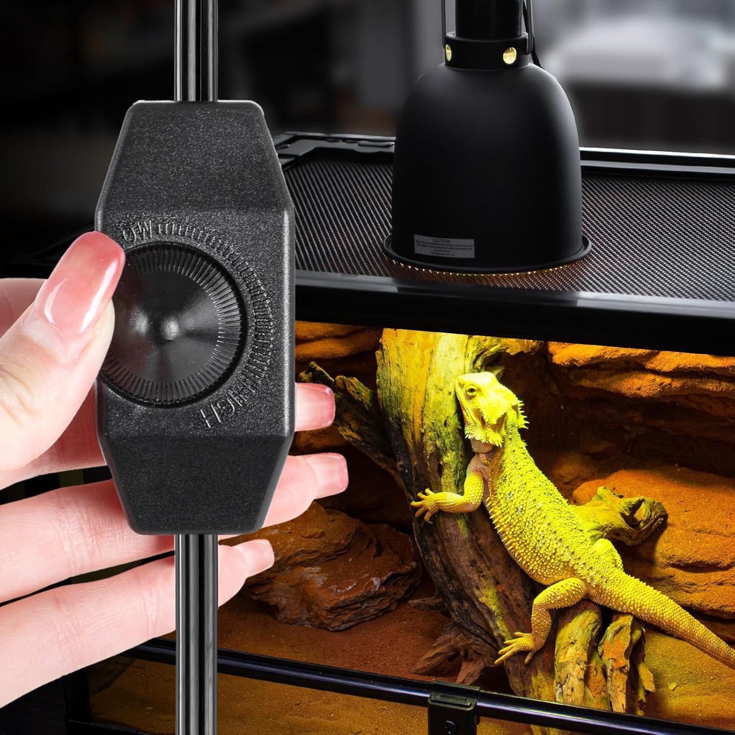Lámpara de Reptiles Regulable REPTI ZOO 13.97 cm con Reflector