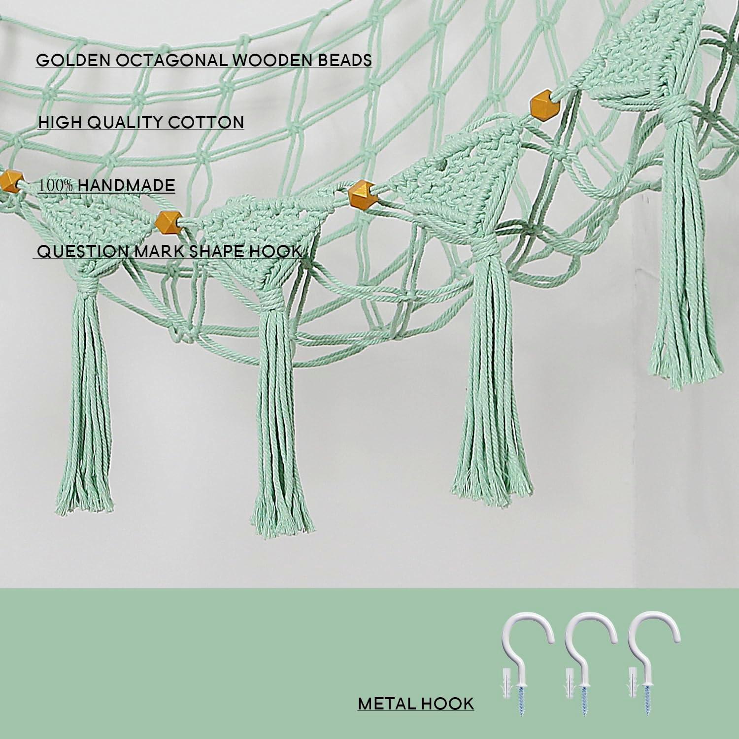 Hamaca de Peluches Colgante Amdermi Verde 150x99 cm