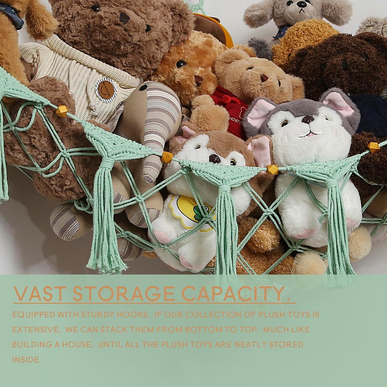 Hamaca de Peluches Colgante Amdermi Verde 150x99 cm