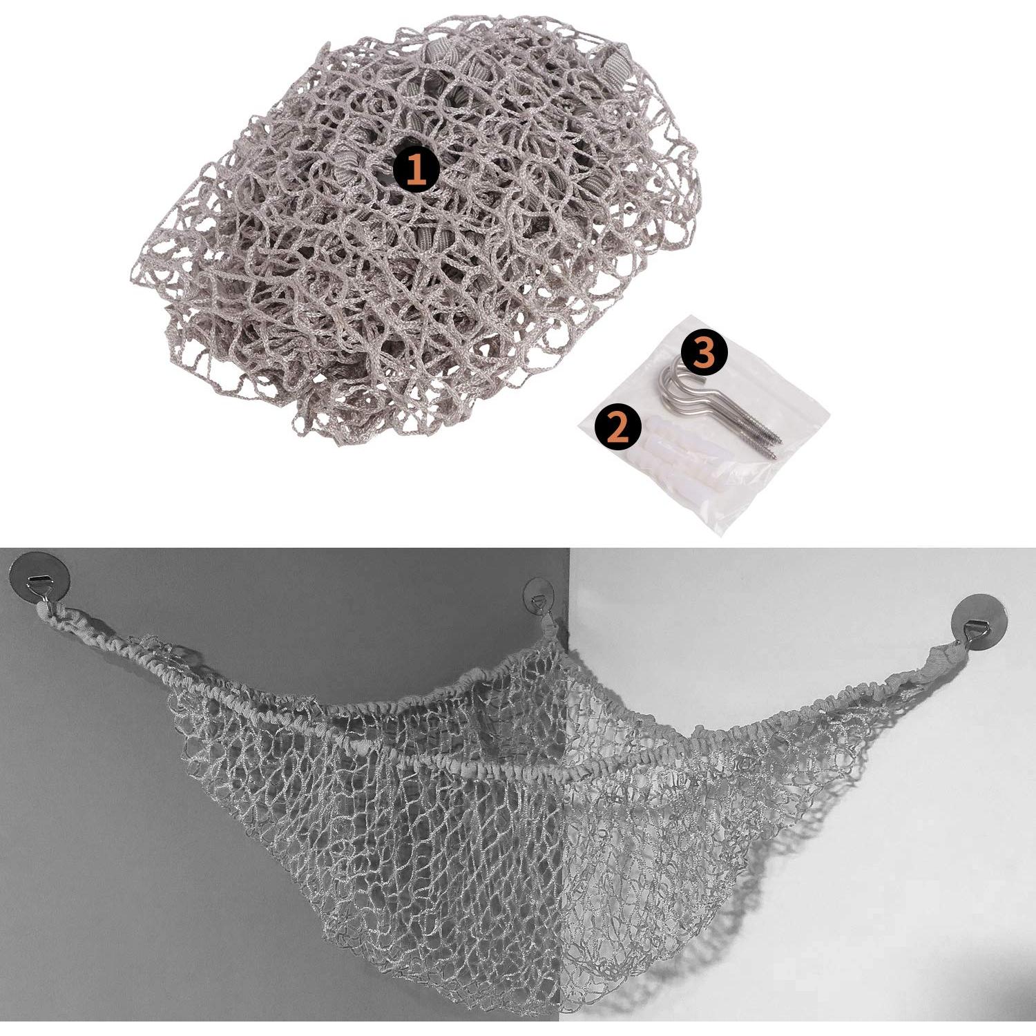 Hamaca de Juguetes Extra Grande LXUNYI 178x117 cm Gris