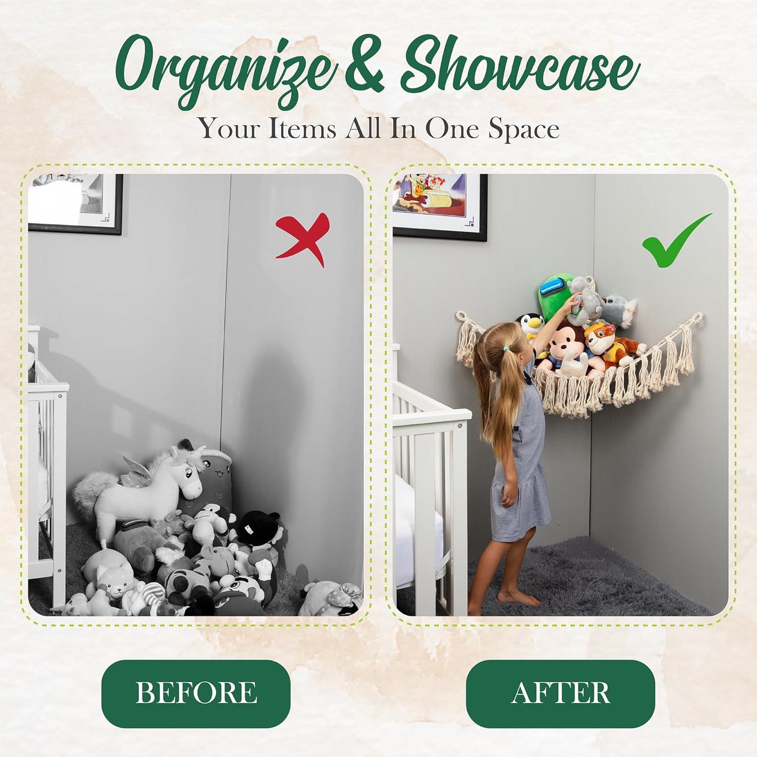 Hamaca Grande para Peluches Rustic Curiosities - 114.3x91.4 cm