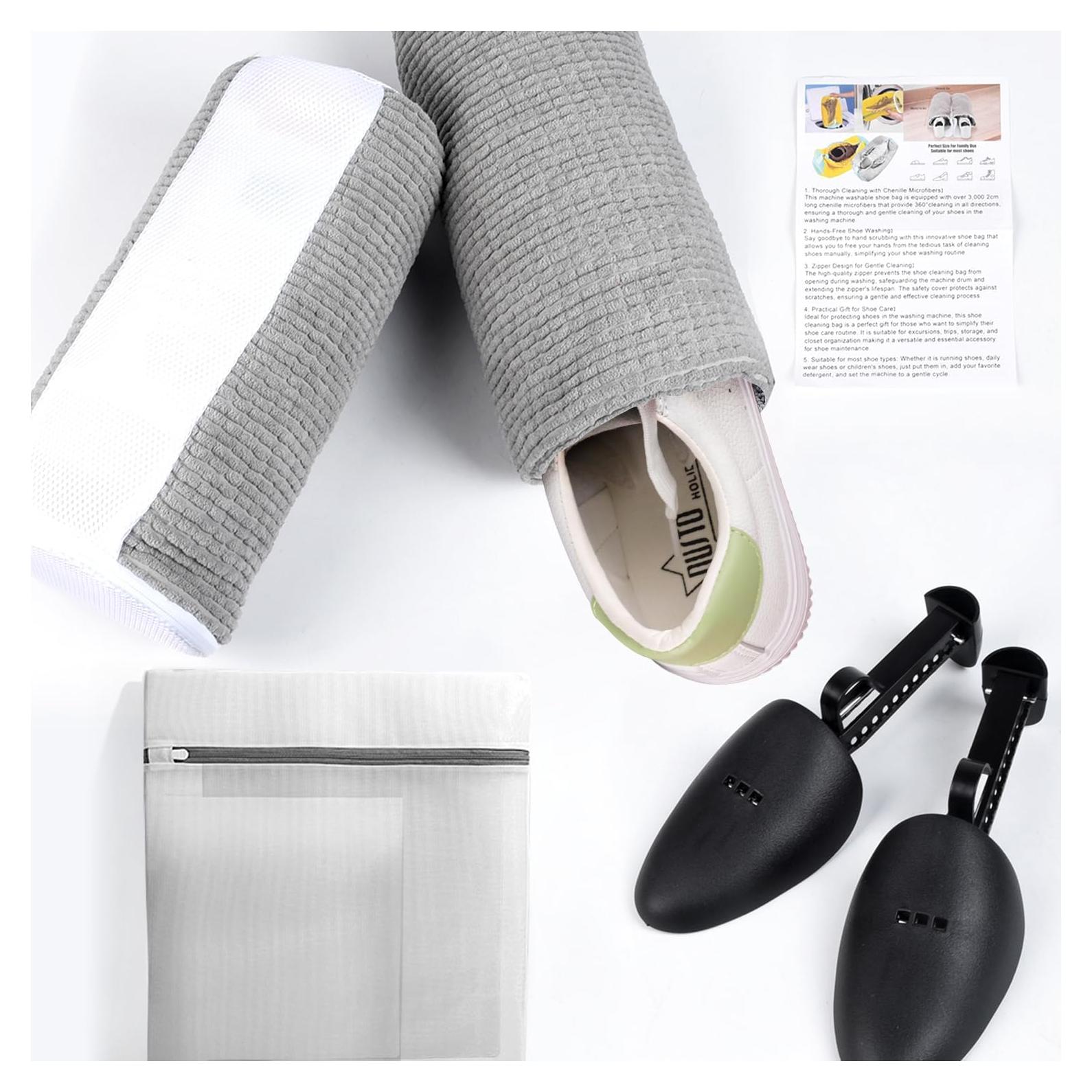 Bolsa de Lavado de Zapatos G4SHINE - Paquete de 2, Terciopelo