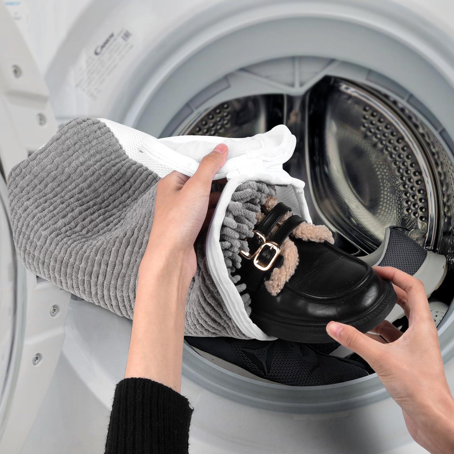 Bolsa de Lavado de Zapatos G4SHINE - Paquete de 2, Terciopelo