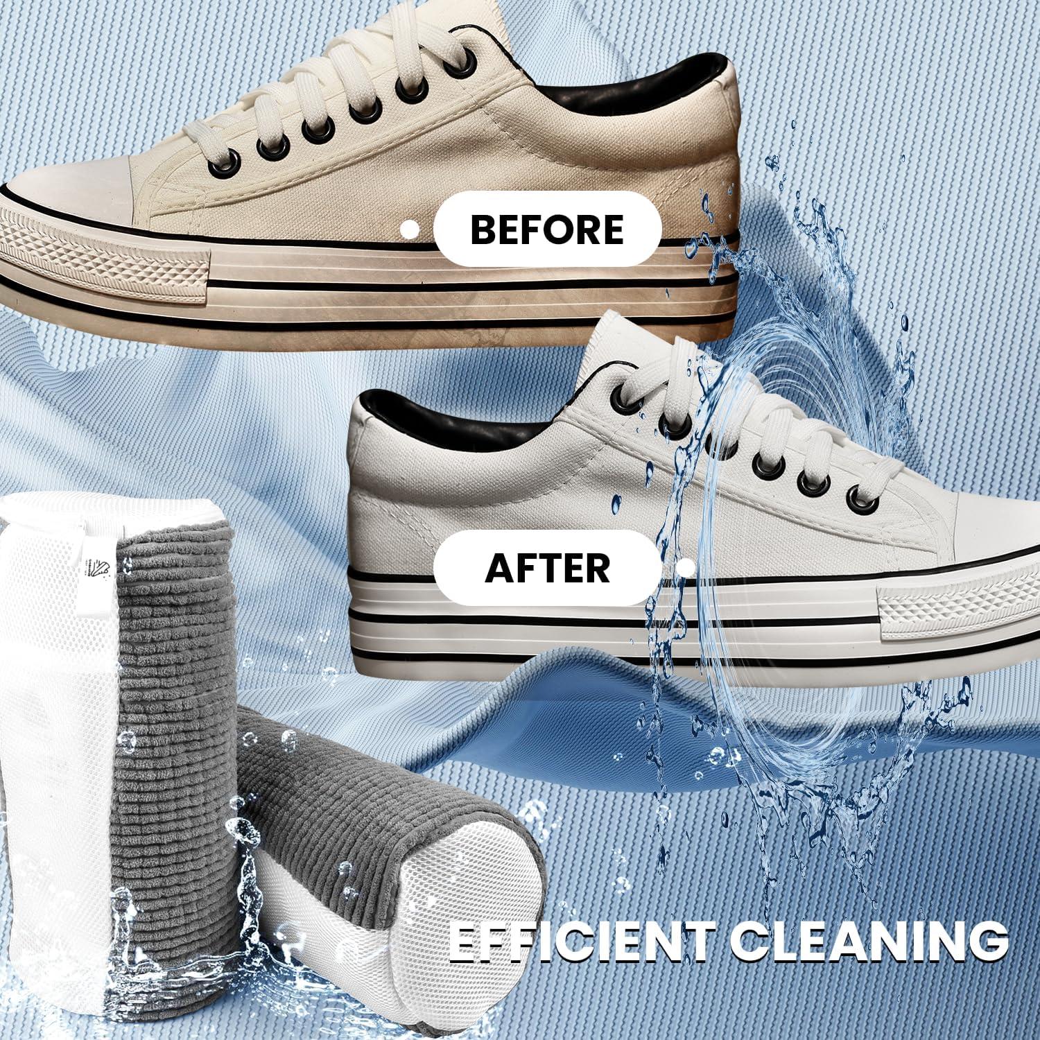 Bolsa de Lavado de Zapatos G4SHINE - Paquete de 2, Terciopelo