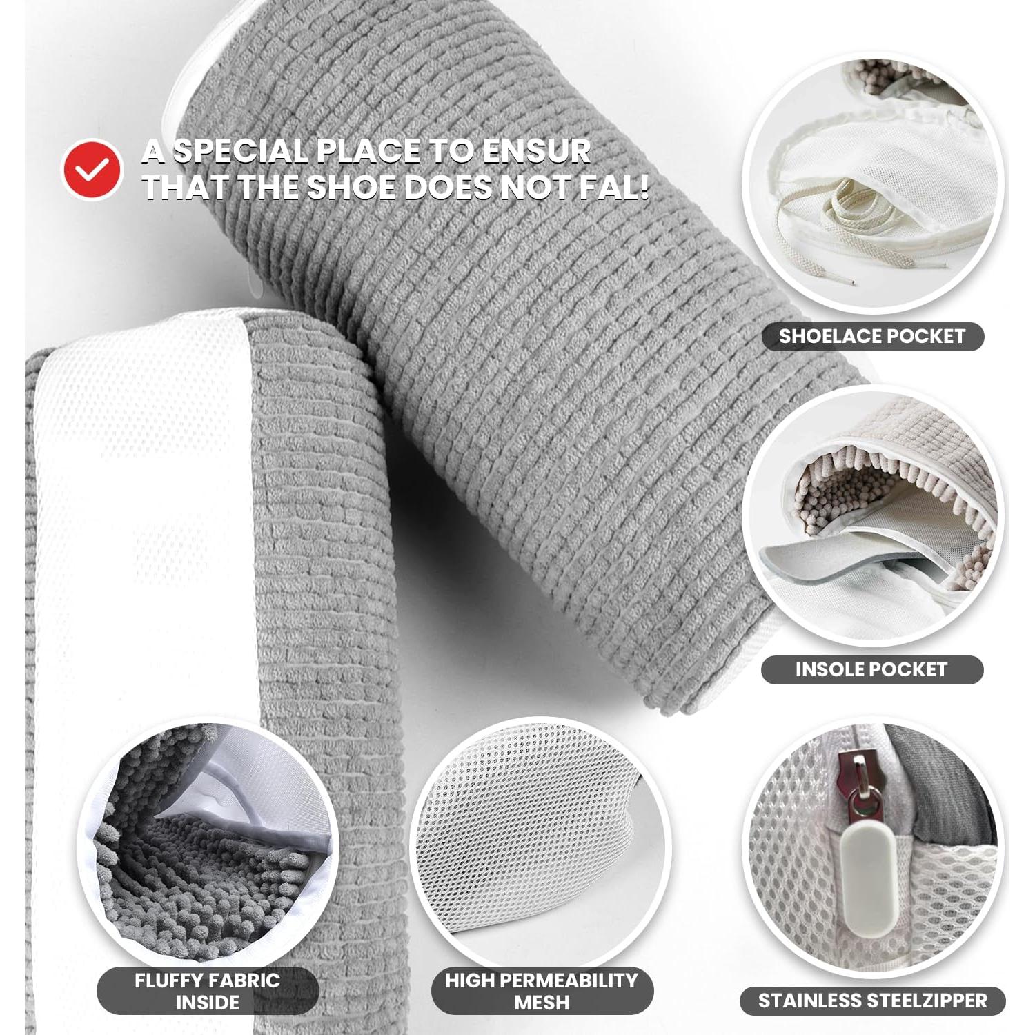 Bolsa de Lavado de Zapatos G4SHINE - Paquete de 2, Terciopelo