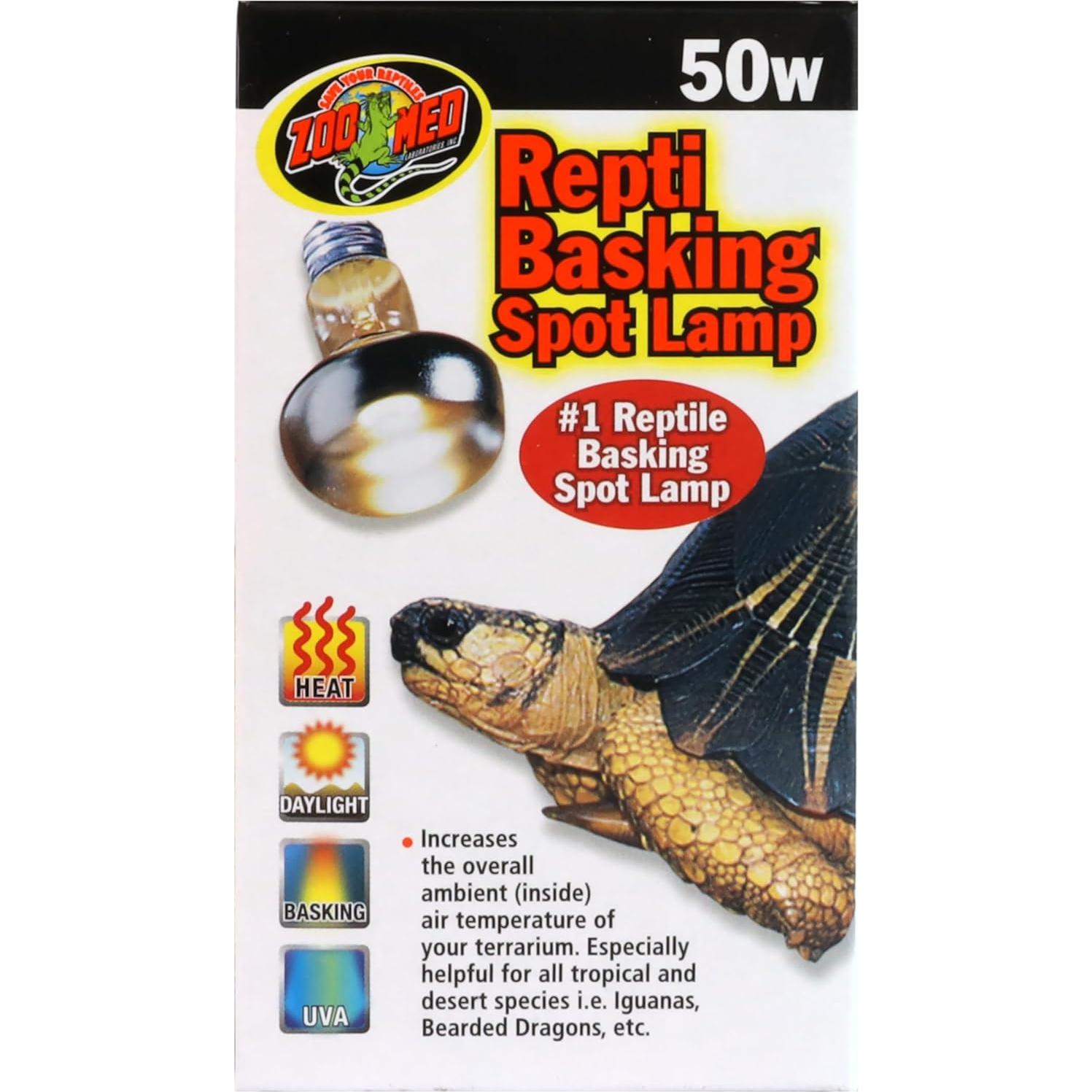 Lámpara de Calor Repti Basking Zoo Med 50W - Paquete de 3