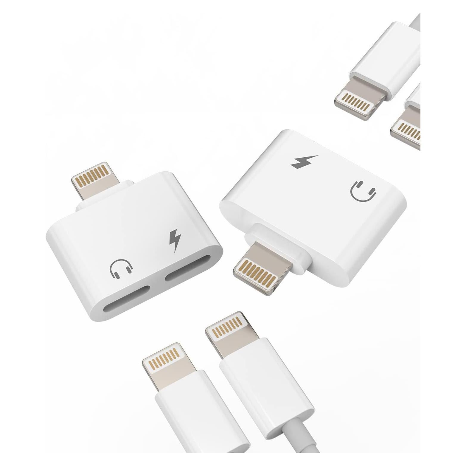 Adaptador Dual Lightning HOYULLI 2 en 1 para iPhone