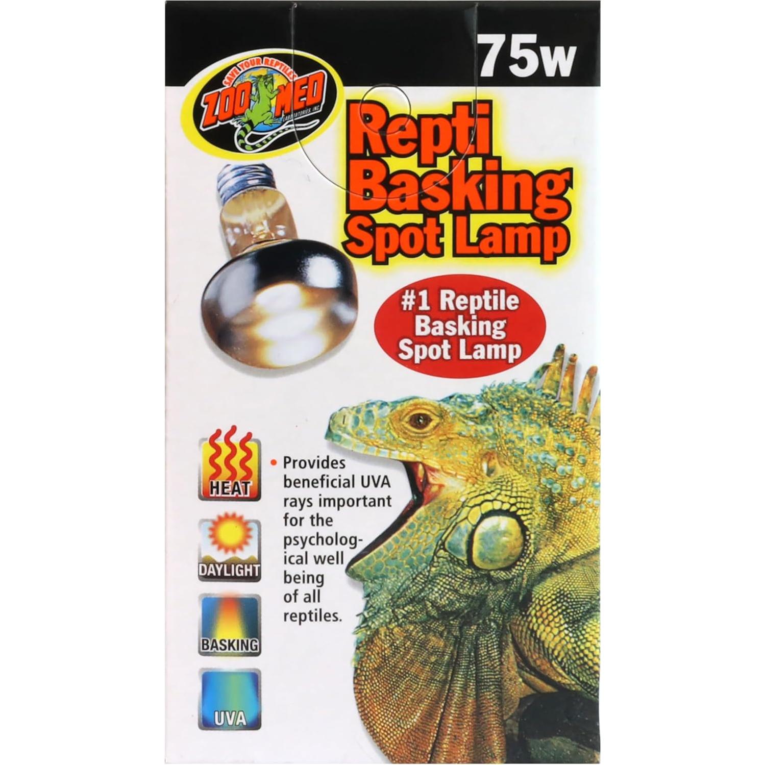 Lámpara Repti Basking Spot Zoo Med 75W - Paquete de 3