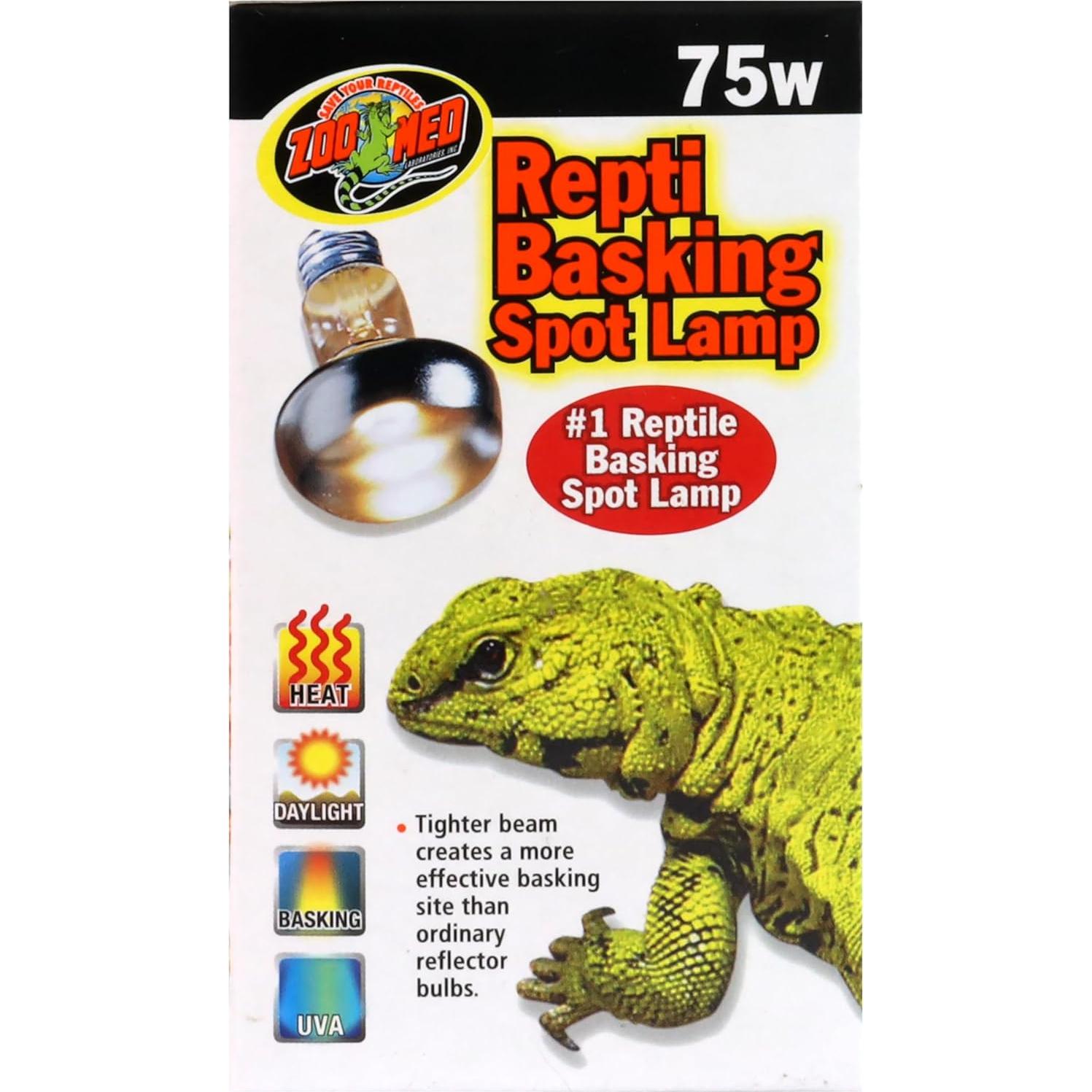 Lámpara Repti Basking Spot Zoo Med 75W - Paquete de 3