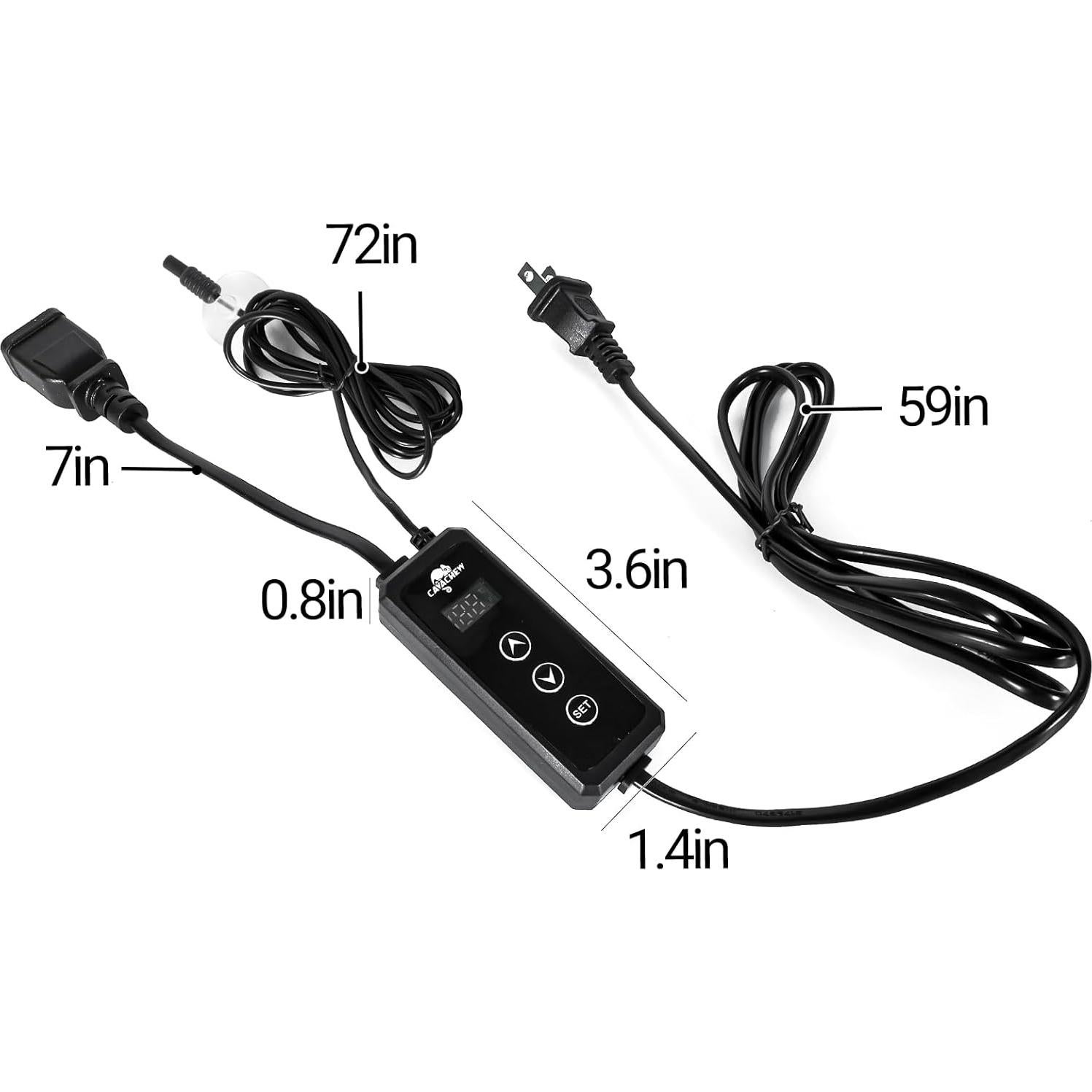 Termostato Digital CAVACHEW para Reptiles 300W PID LED