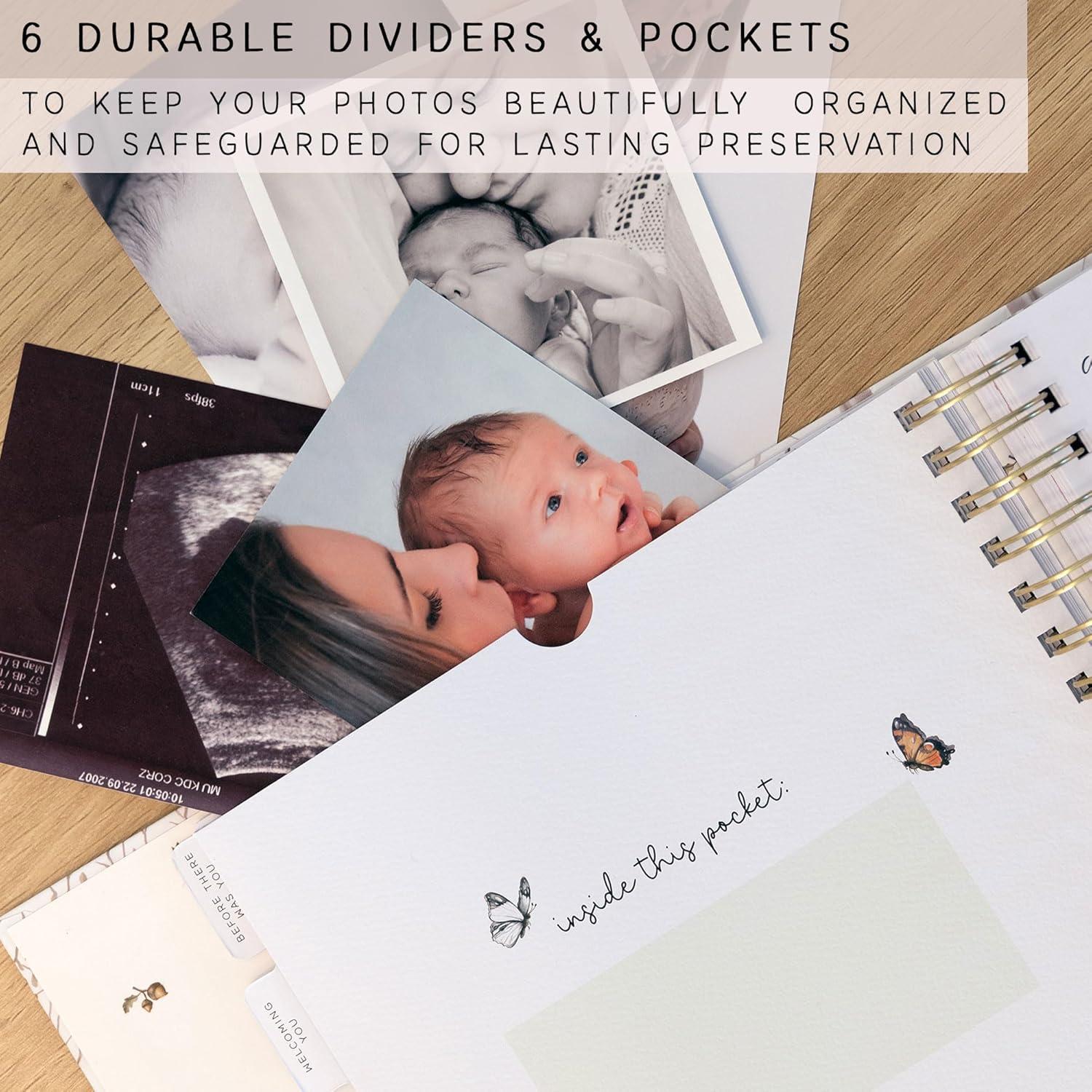 Libro de Recuerdos para Bebé dos pequeños dinosaurios 120 Páginas