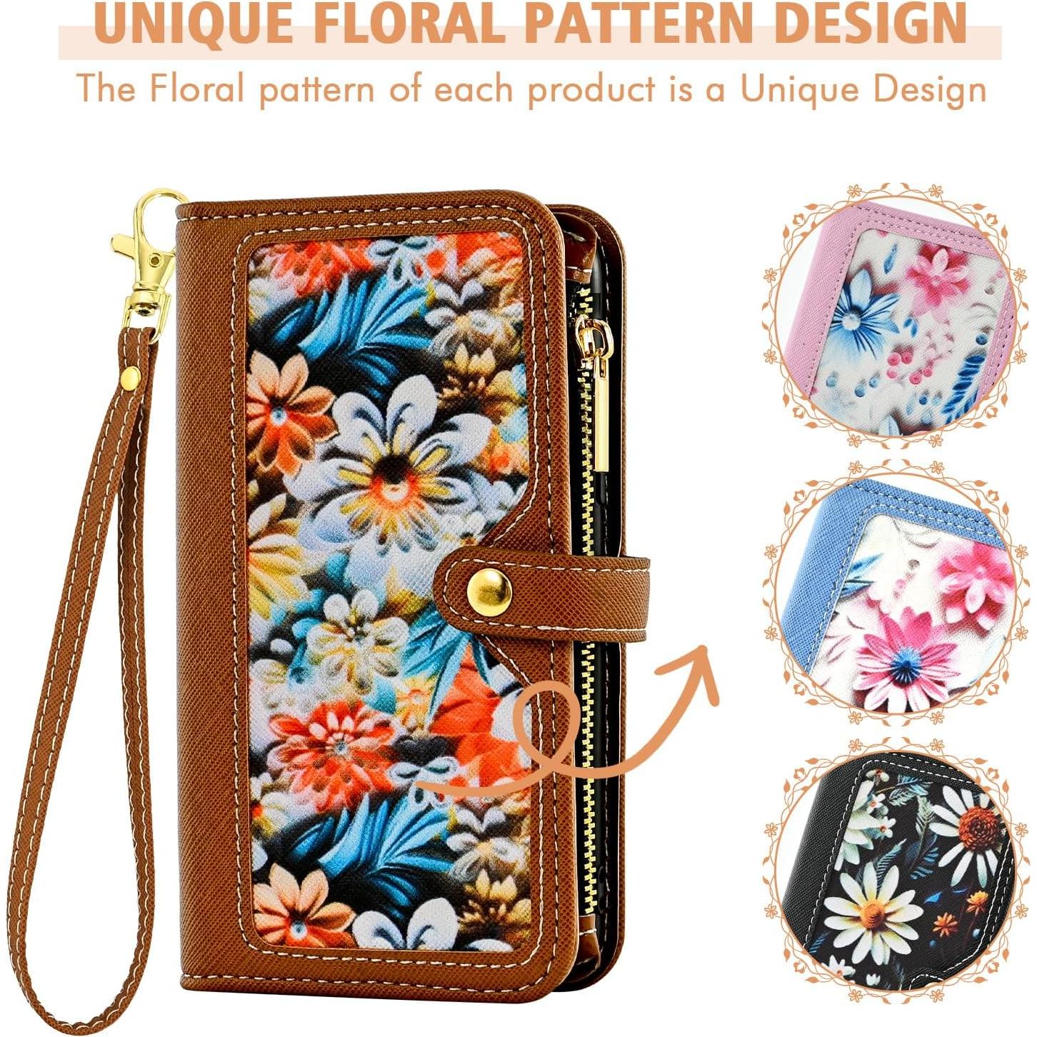 Funda Billetera Furiet Marrón para Cricket Icon 3/Splendor/AT&T