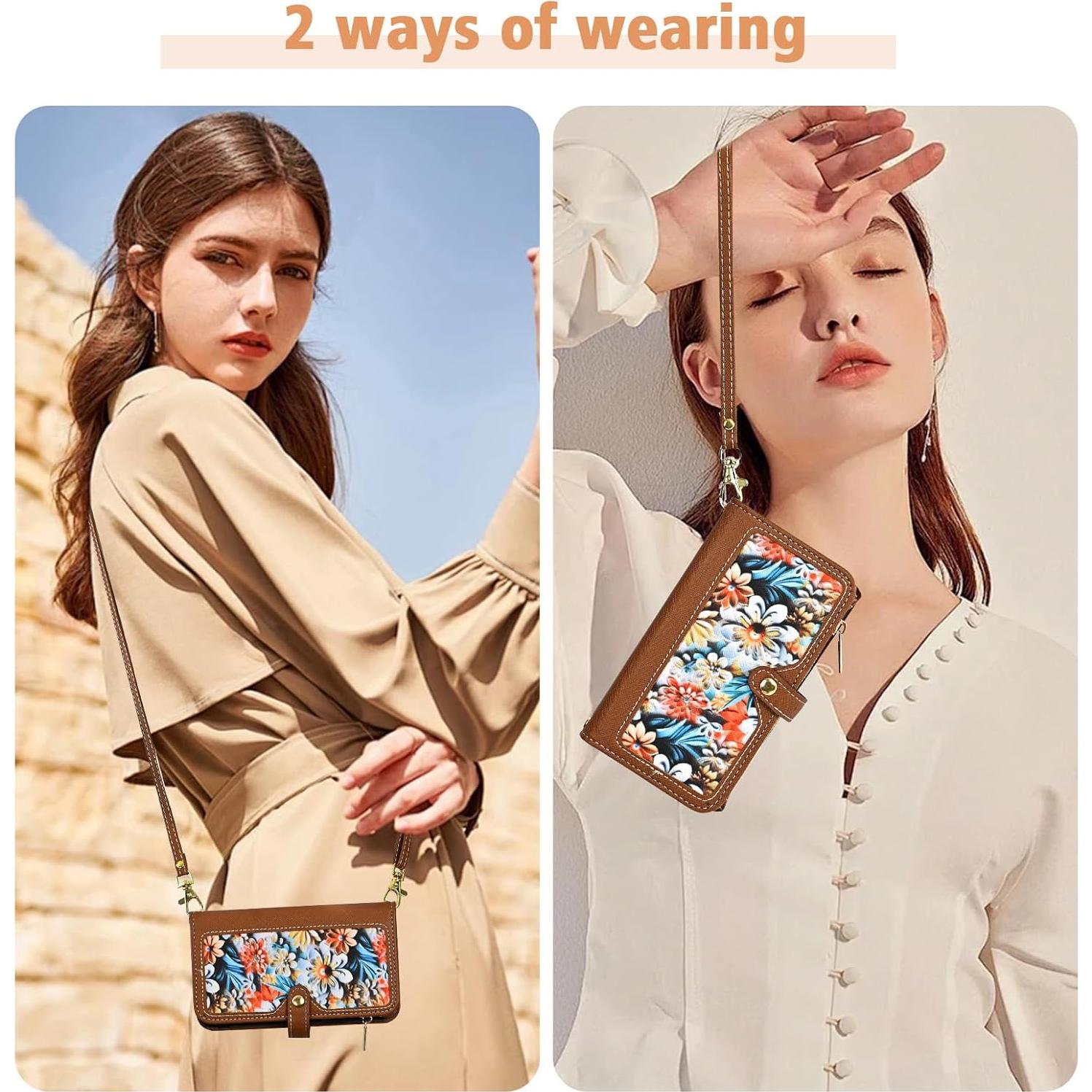 Funda Billetera Furiet Marrón para Cricket Icon 3/Splendor/AT&T