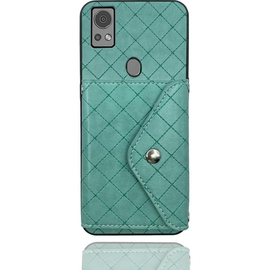 Funda billetera Furiet para Cricket Icon 5 verde con soporte
