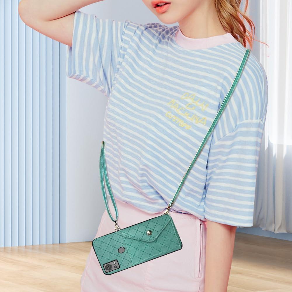 Funda billetera Furiet para Cricket Icon 5 verde con soporte