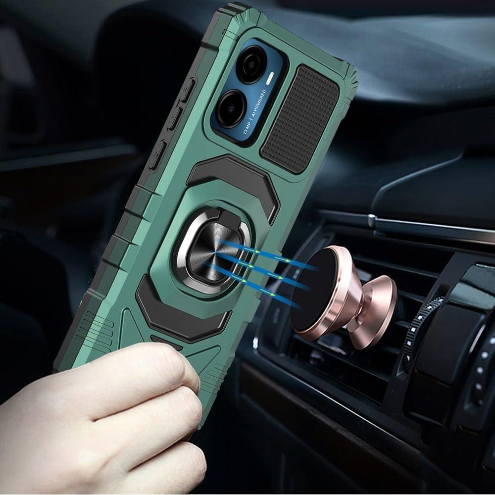 Funda híbrida Cricket Magic 2 5G 2024 U655AC Verde