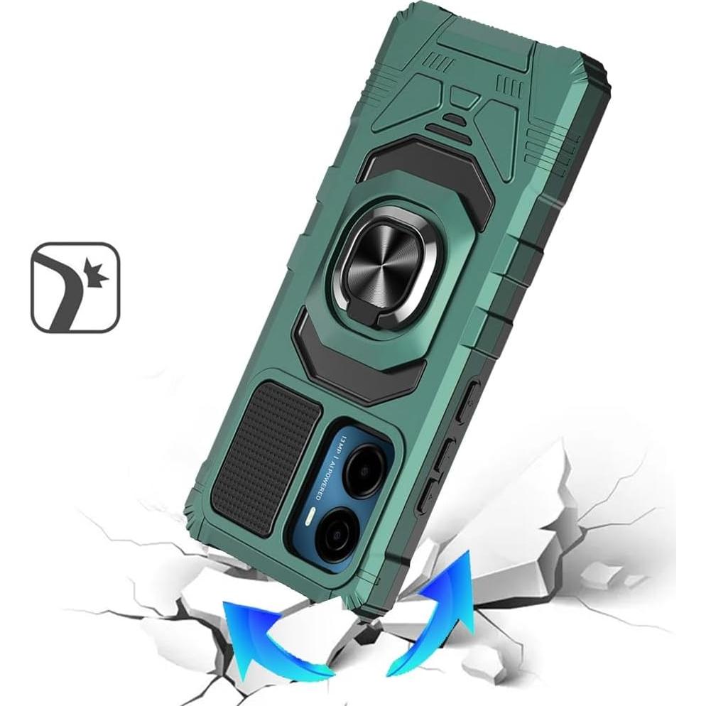 Funda híbrida Cricket Magic 2 5G 2024 U655AC Verde