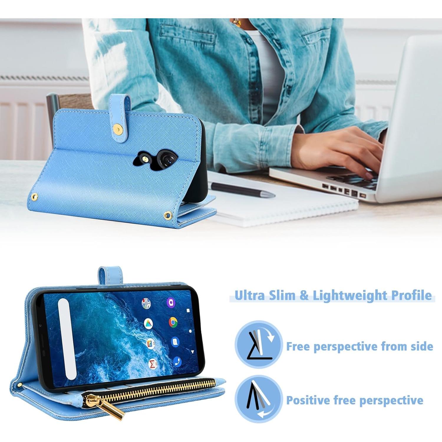 Funda Billetera Multifuncional Furiet para Cricket Icon 2 Azul