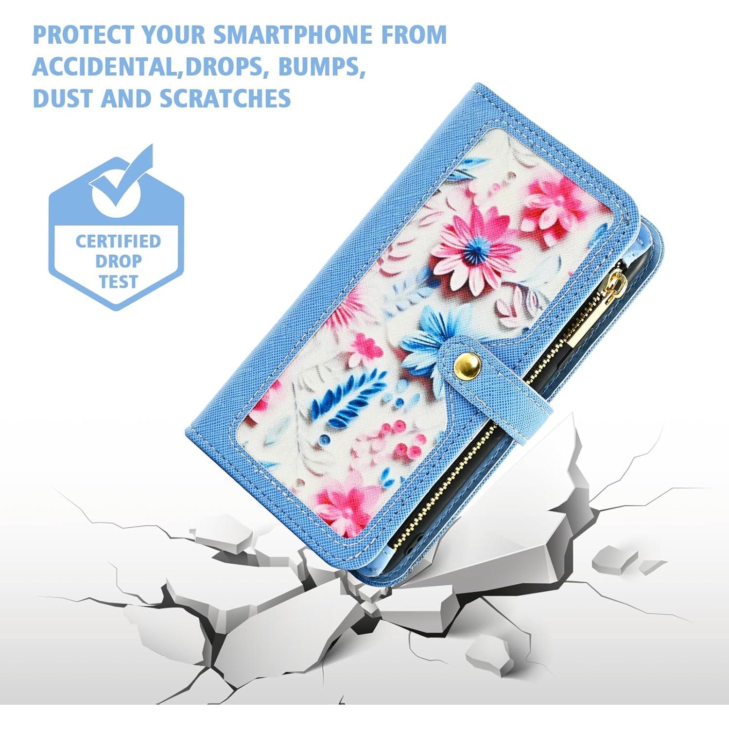 Funda Billetera Multifuncional Furiet para Cricket Icon 2 Azul