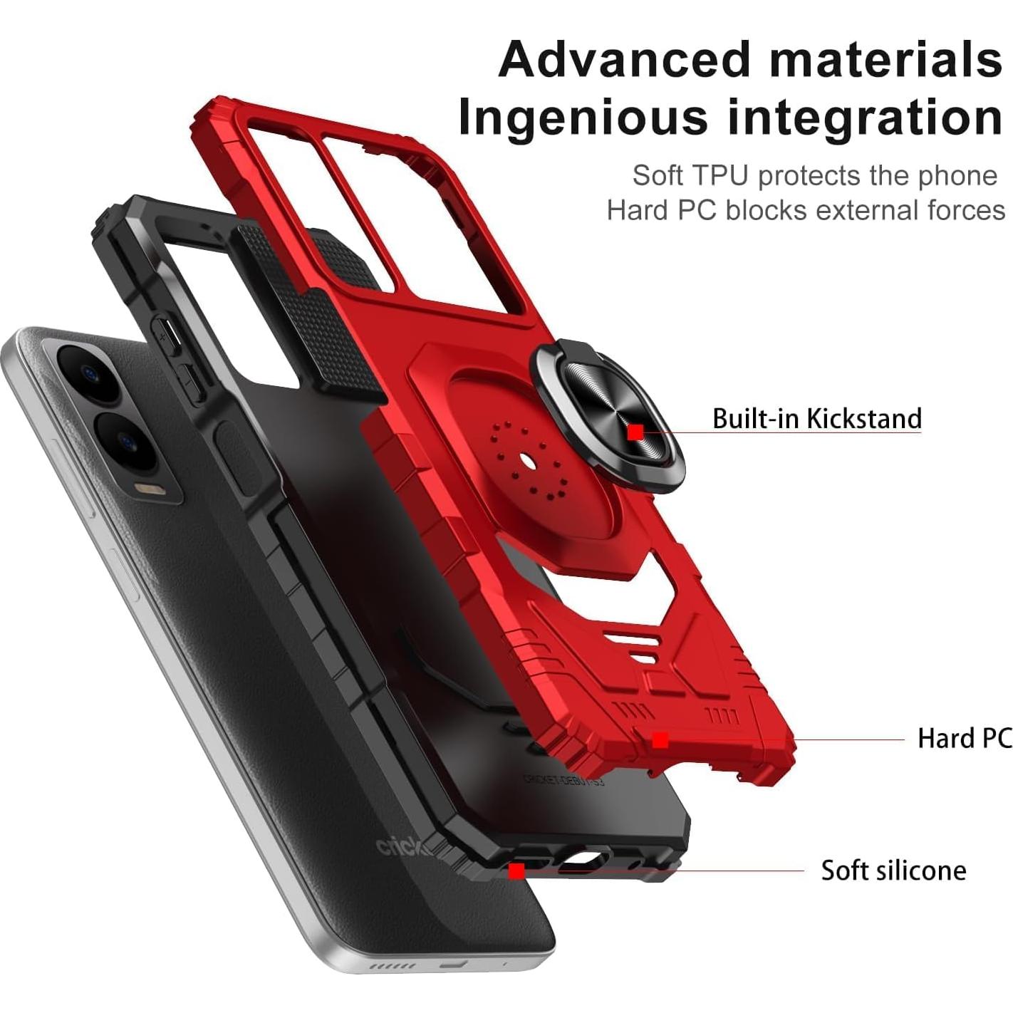 Funda protectora Eaglecell para Cricket Debut S3 y AT&T Vista 2