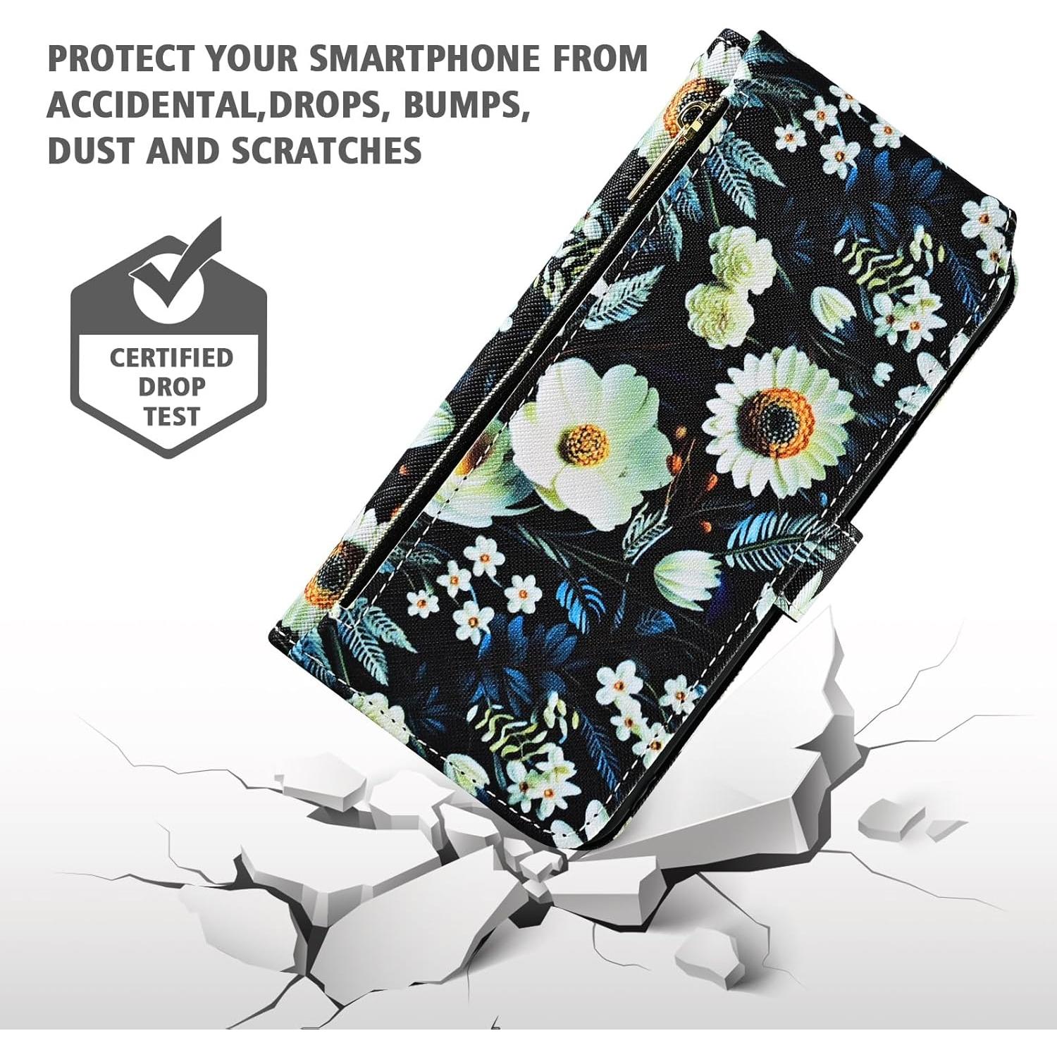 Funda billetera Dswteny para Cricket Debut, 9 ranuras, negro