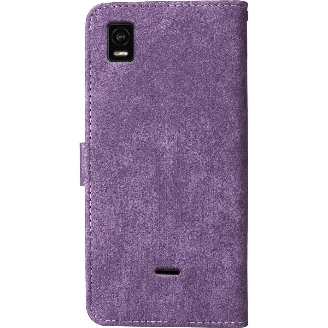 Funda billetera IUQXU para Cricket Vision Plus con bloqueo RFID