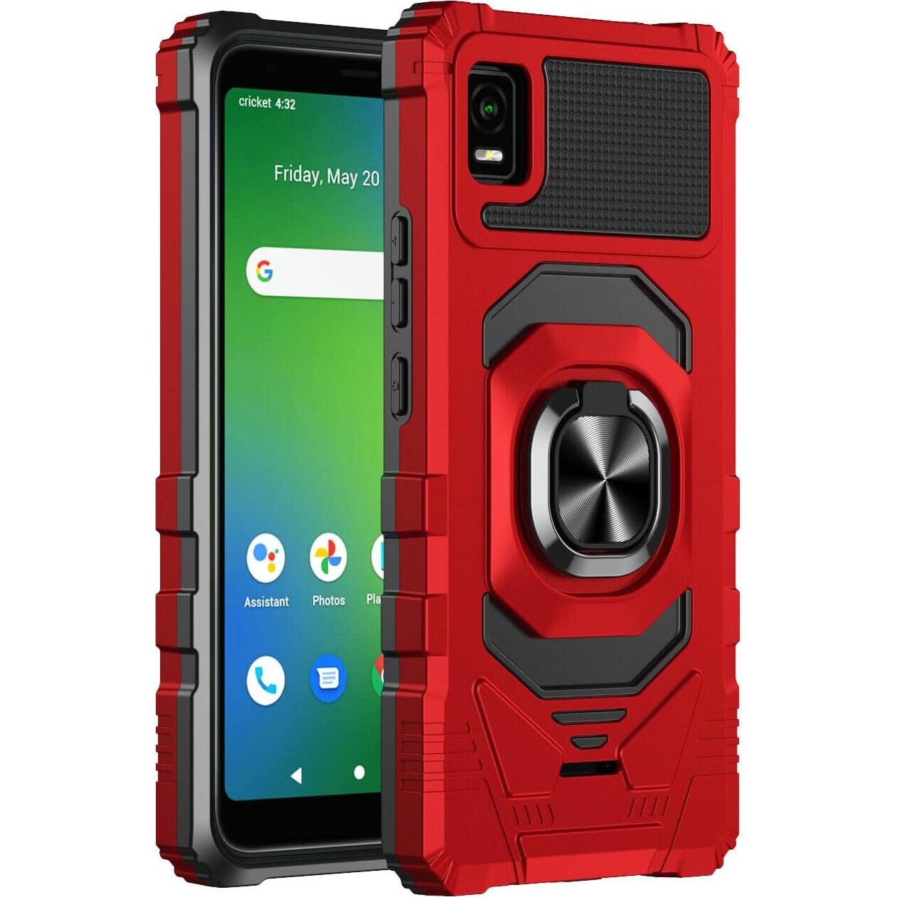Funda Protectora Eaglecell para Cricket Debut Smart SL101AE Rojo