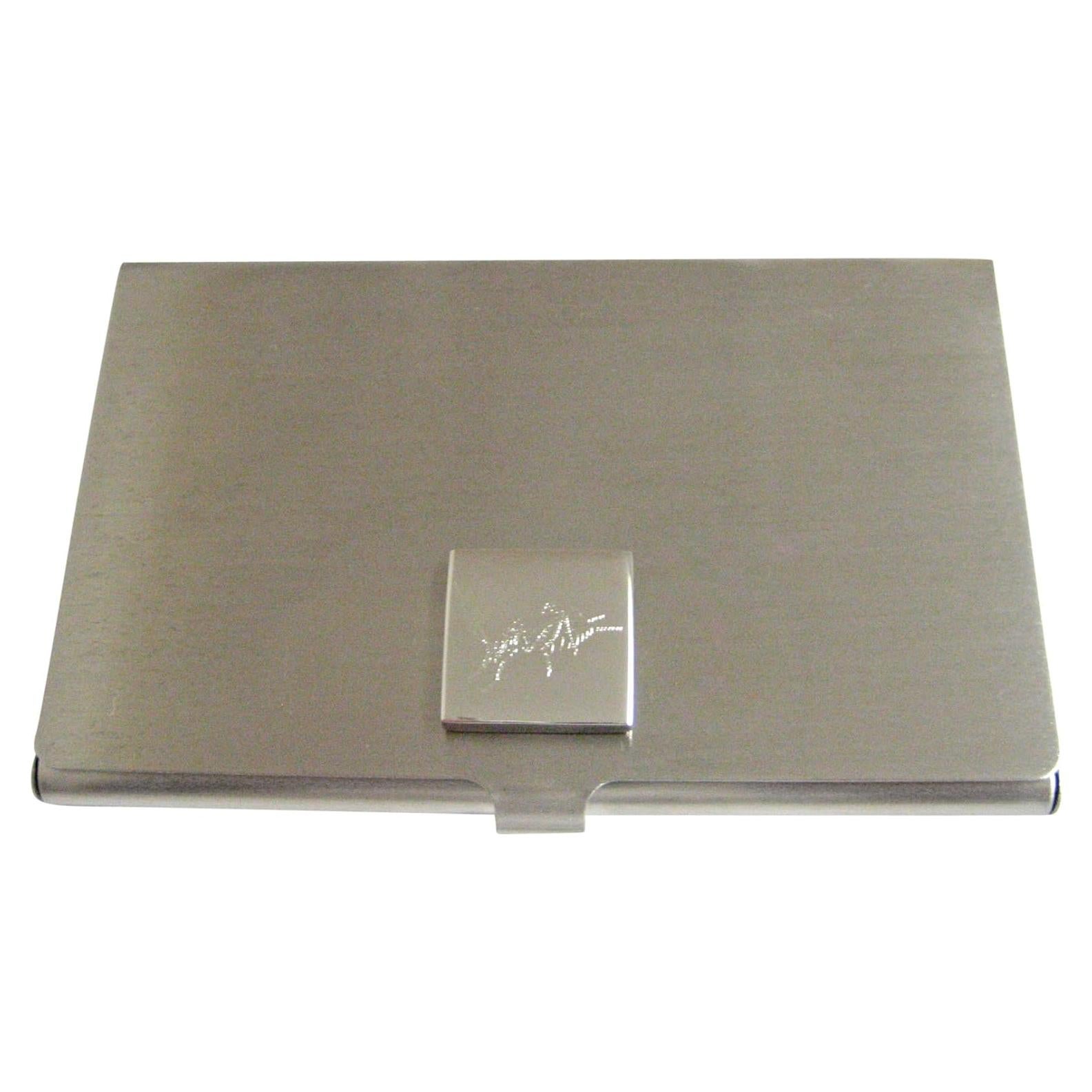 Soporte de Tarjetas de Visita Kiola Designs Insecto Grillo Plateado