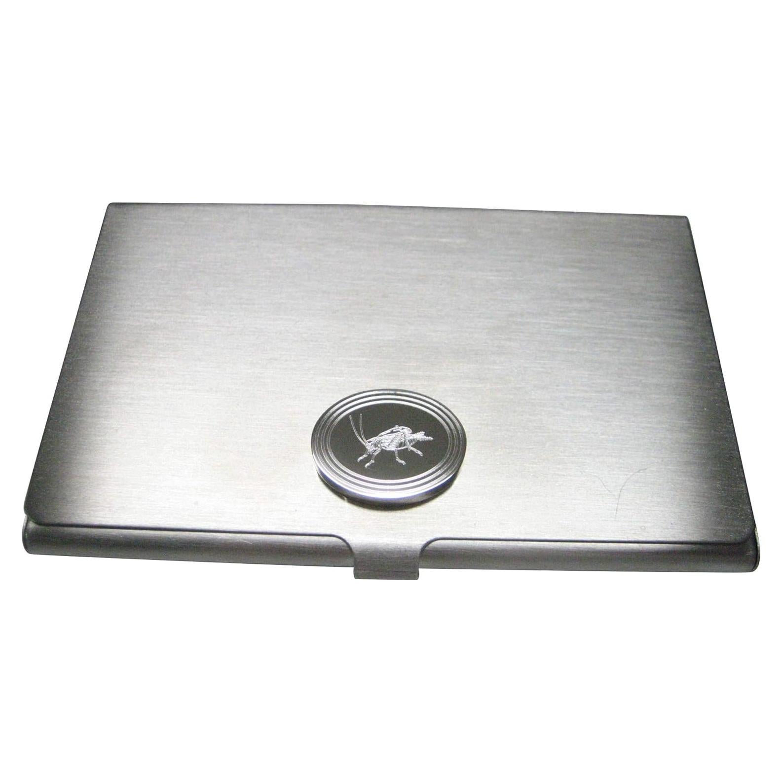 Soporte de Tarjetas de Visita Kiola Designs Ovalado Plateado