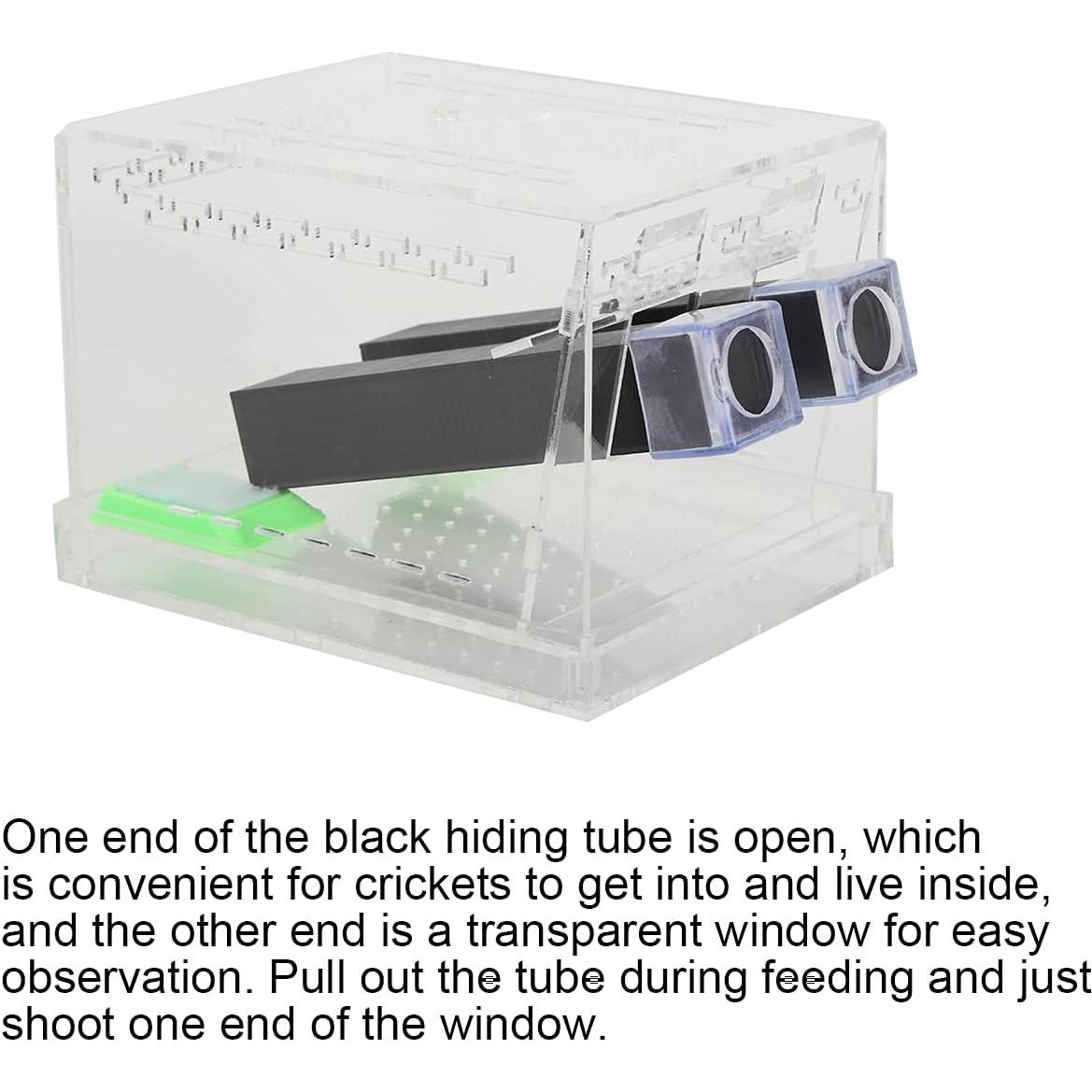 Caja de Alimentación Acrílica Liyeehao para Insectos 0.53 kg