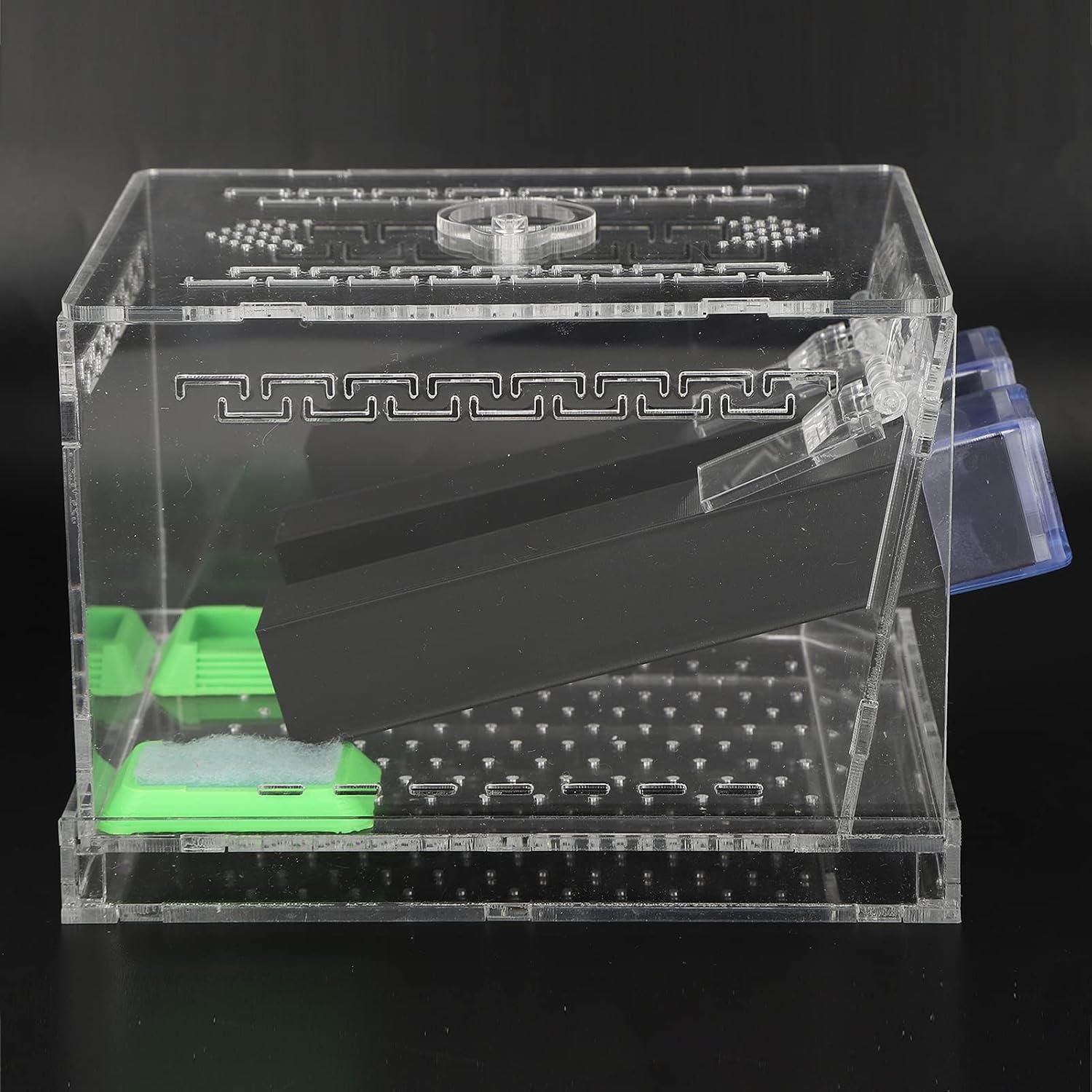 Caja de Alimentación Acrílica Liyeehao para Insectos 0.53 kg