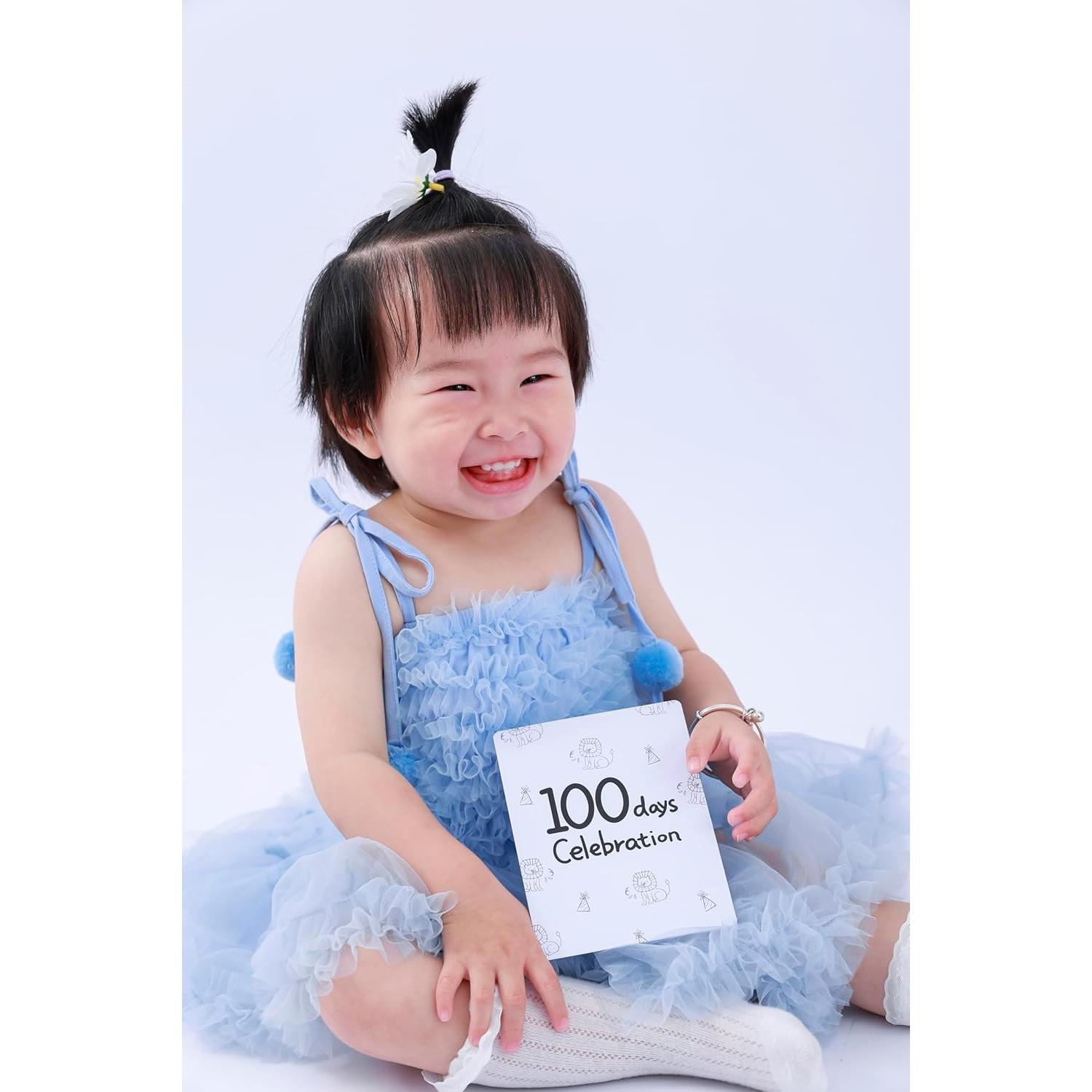 Tarjetas de Hitos Mensuales para Bebés - 16 Carteles Doble Cara