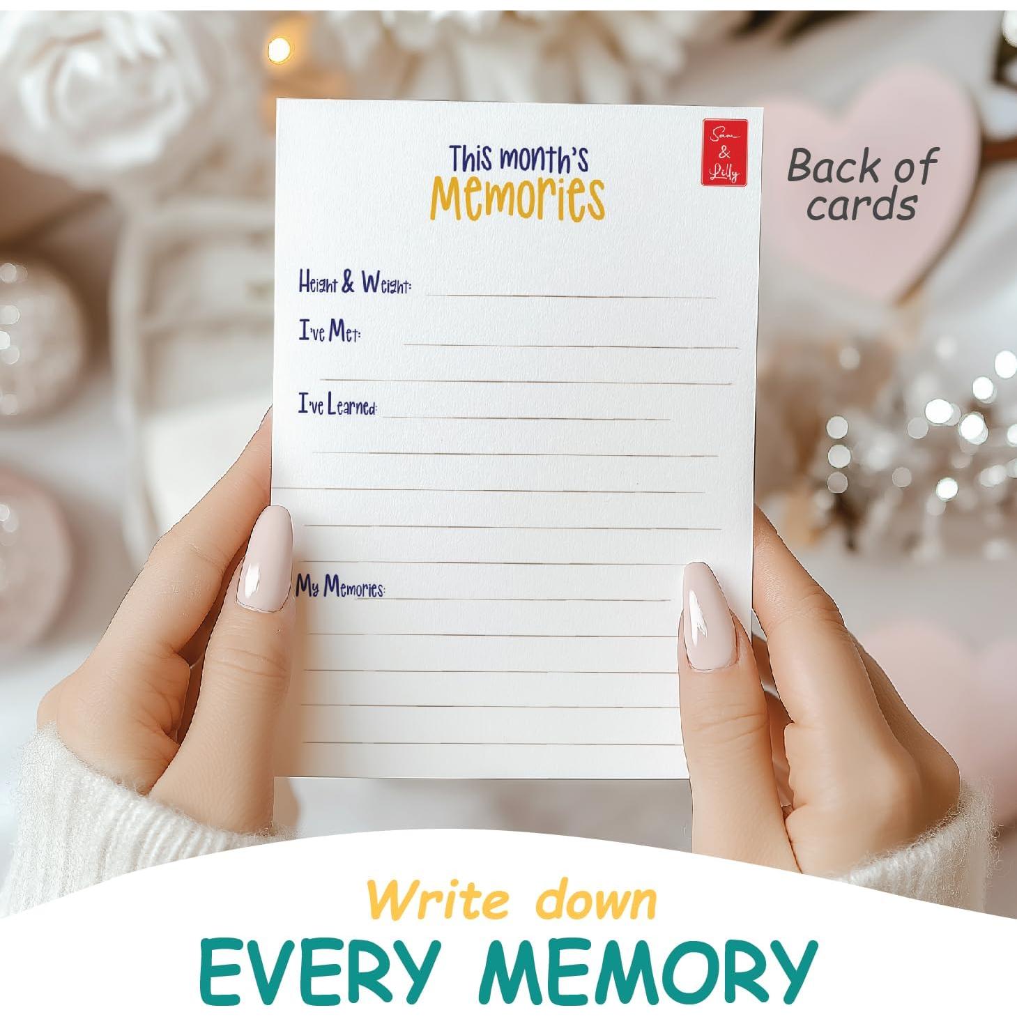 Kit de Hitos Mensuales para Bebés Sam & Lilly - Manta Reversible 170x152cm