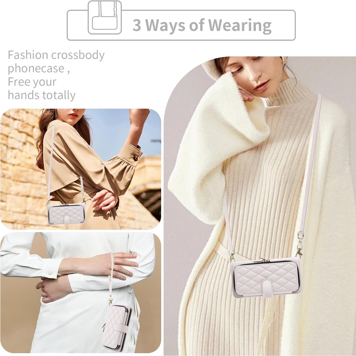 Funda de Cartera Dswteny para Cricket Icon 5 y AT&T Motivate 4